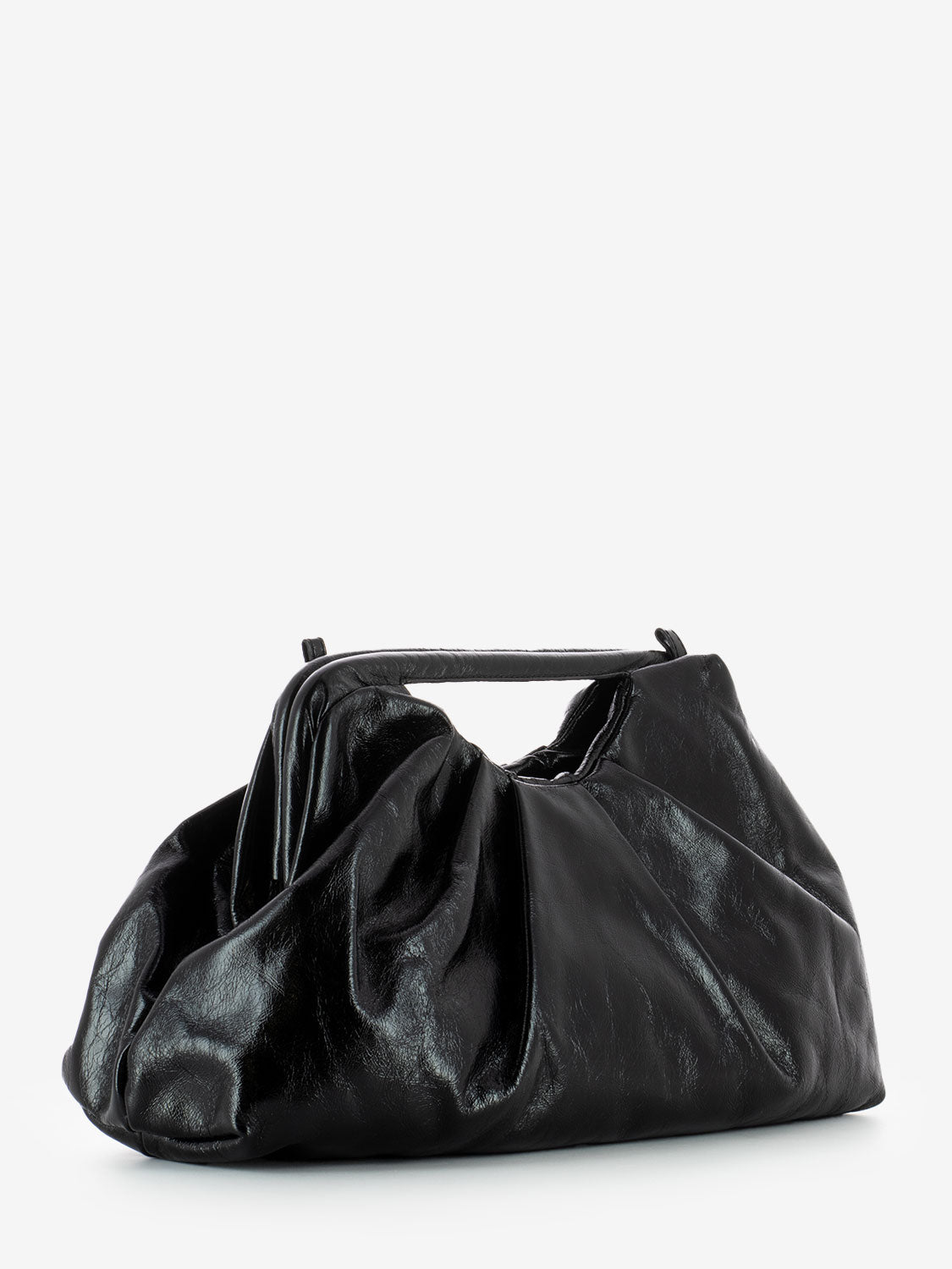 Borsa a mano in pelle nero
