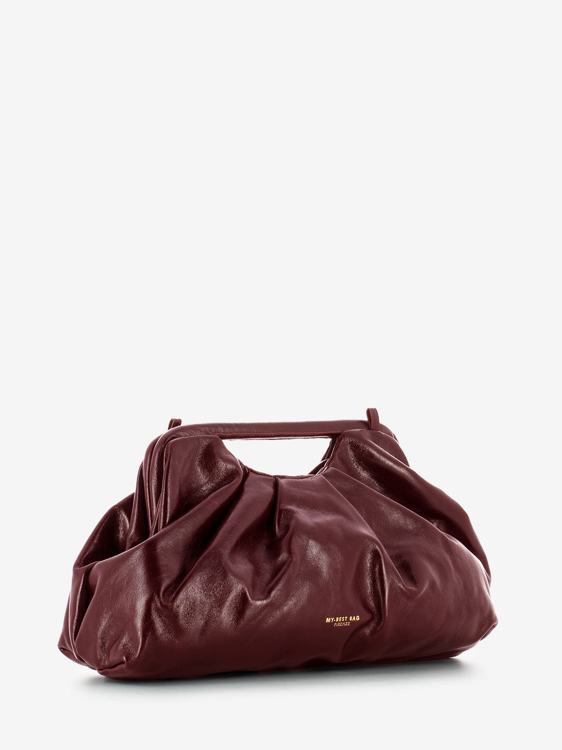 Borsa a mano in pelle Ruby rosso