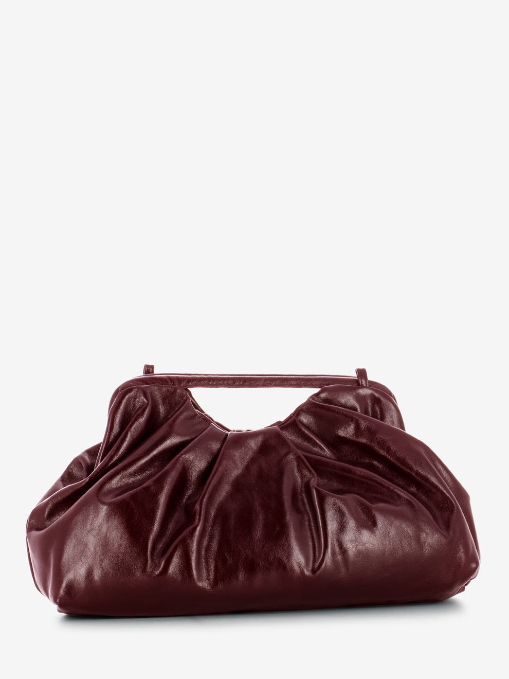 Borsa a mano in pelle Ruby rosso