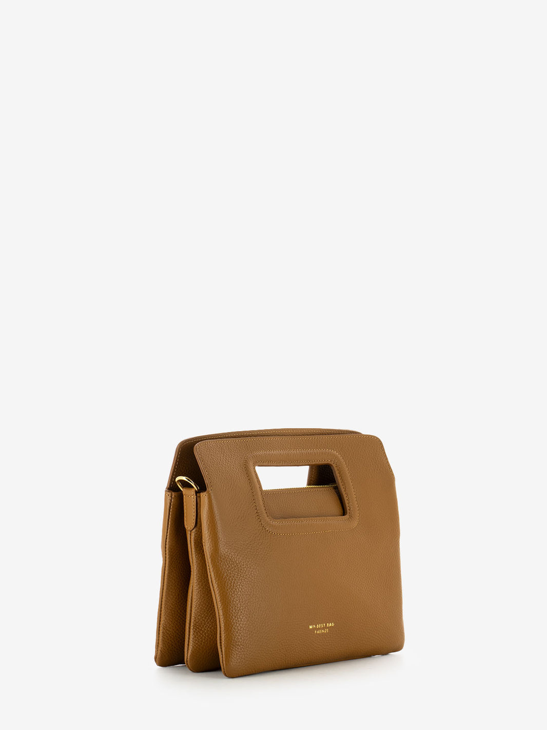 Small Viktoria handbag in natural leather