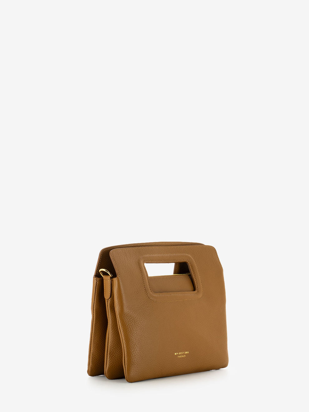 Small Viktoria handbag in natural leather