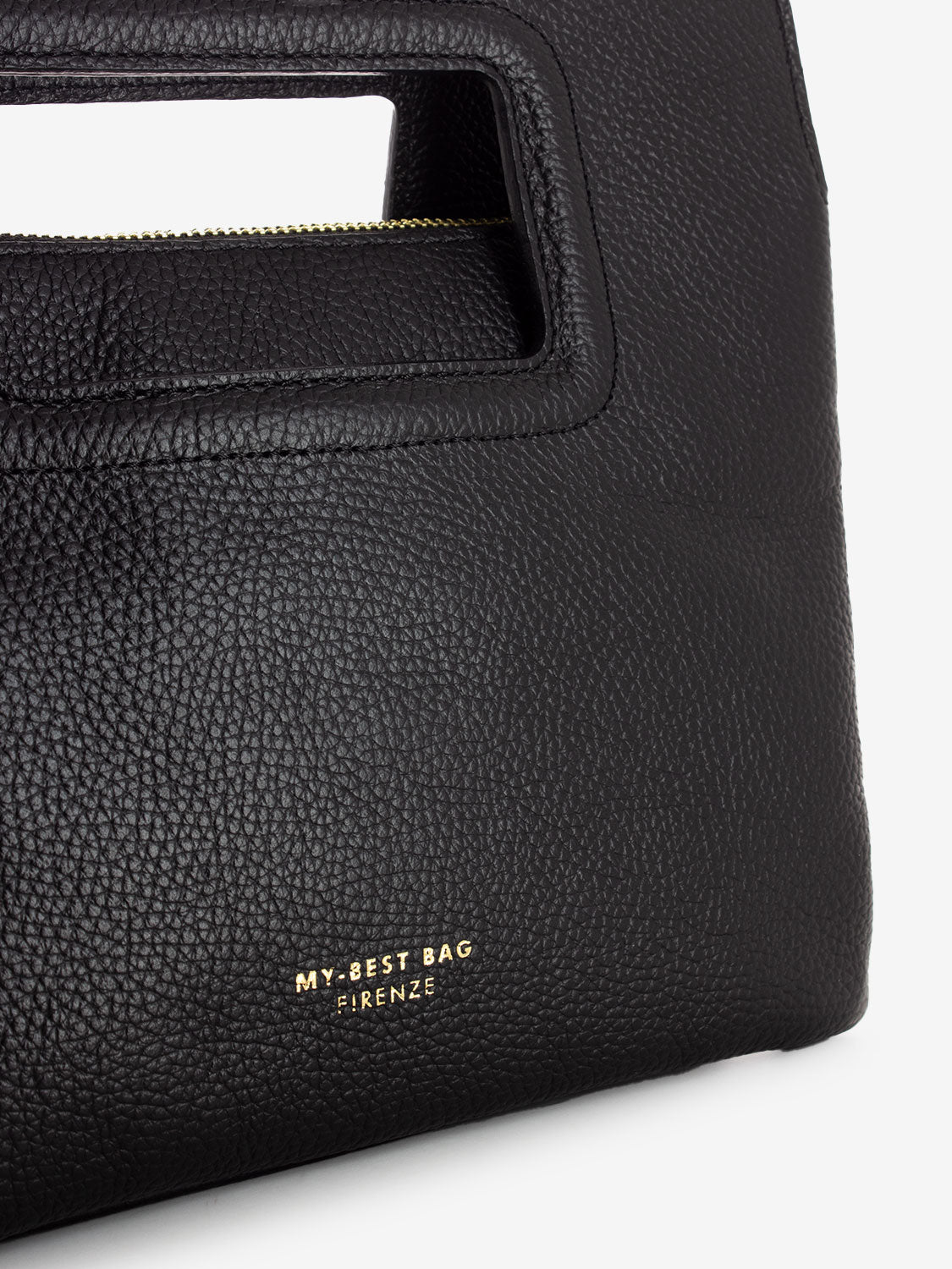 Borsa a mano small Viktoria in pelle nero