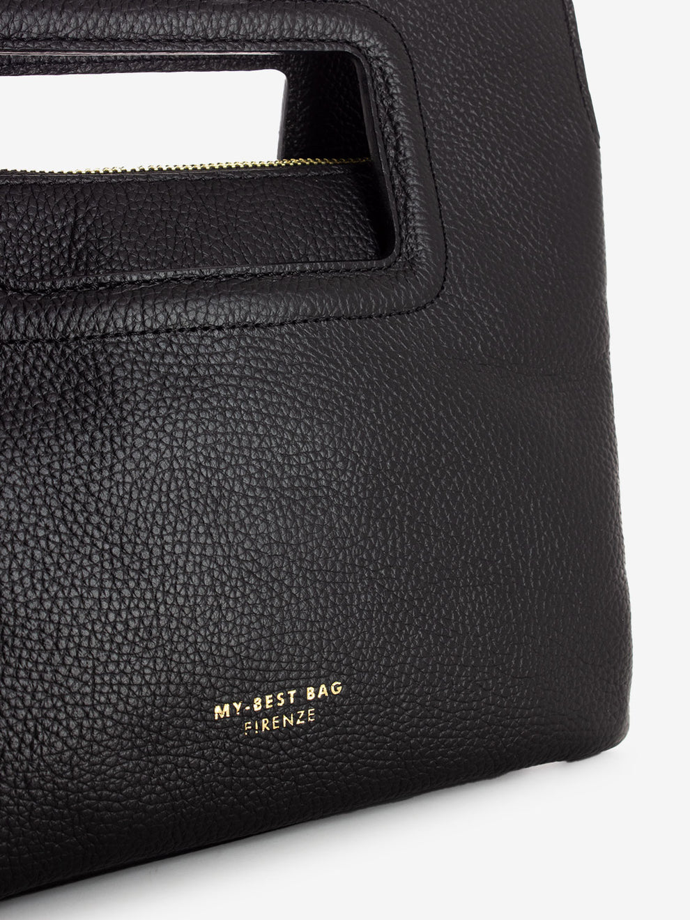 Borsa a mano small Viktoria in pelle nero