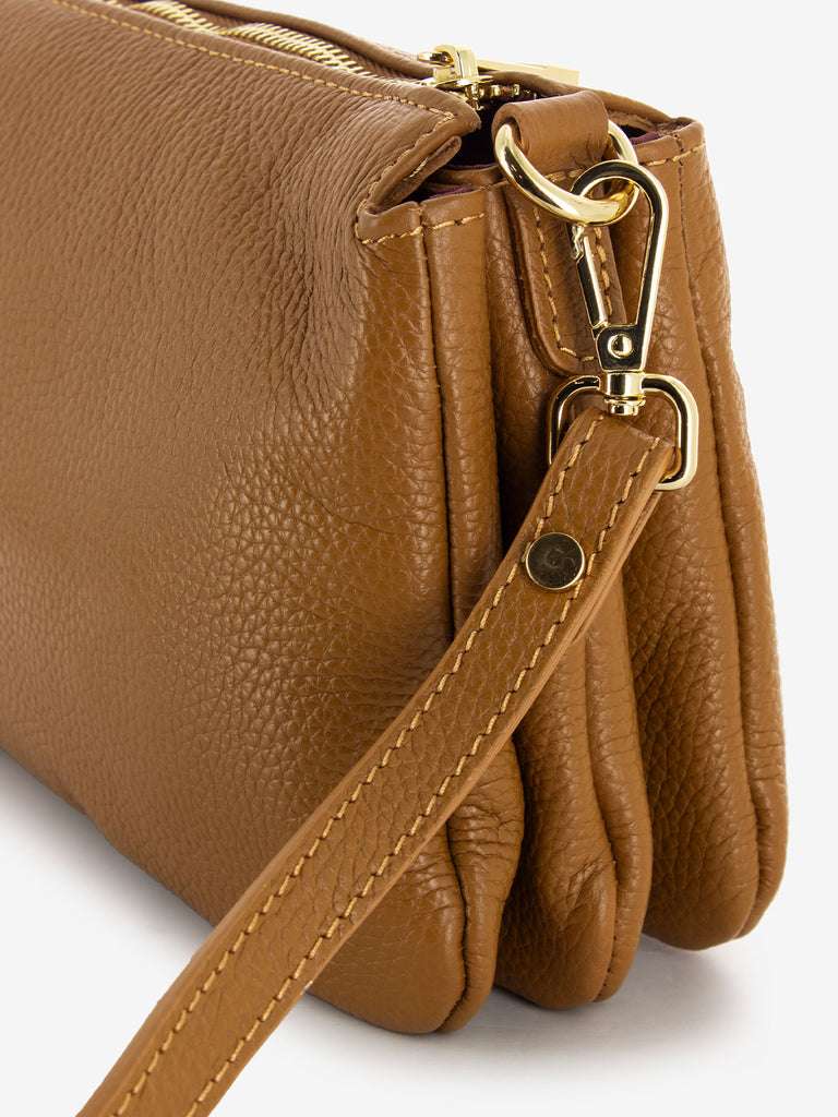 MY-BEST BAG - Borsa a spalla Shelly con catena natural / rosso