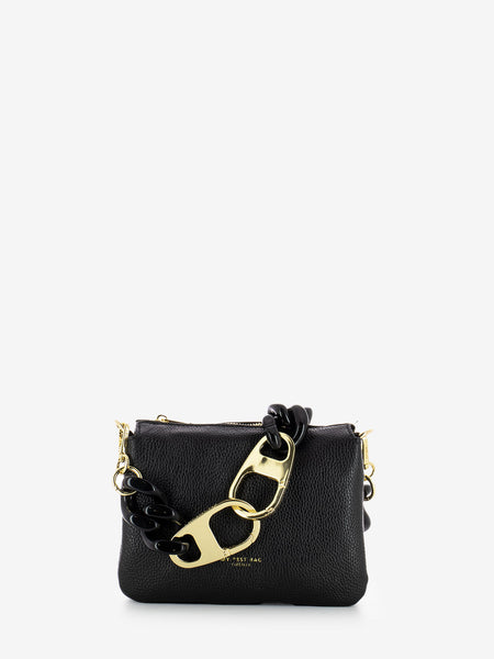 Borsa a spalla Shelly con catena nero
