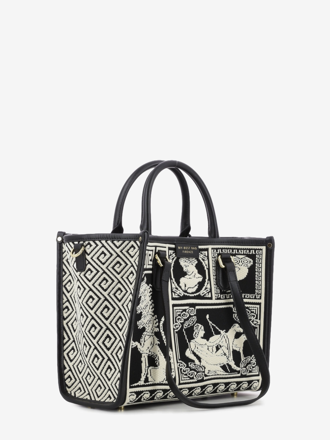 Borsa Atena Agora black / white