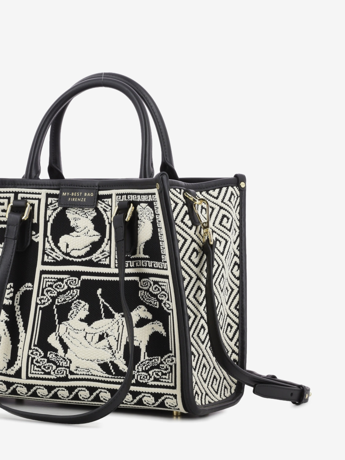 Borsa Atena Agora black / white