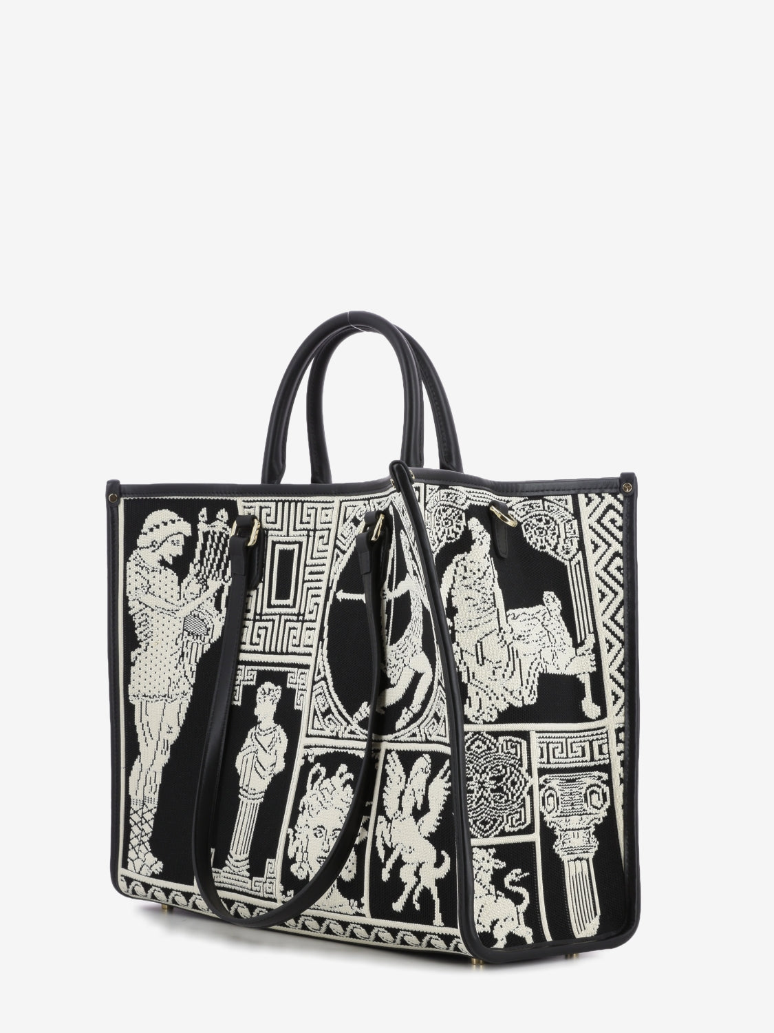 Borsa Atena Agora large black / white