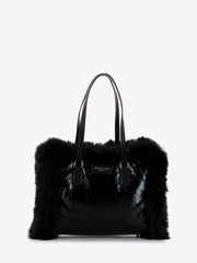 MY-BEST BAG - Borsa Atena Fur Reversibile black