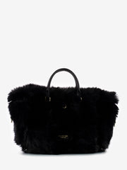 MY-BEST BAG - Borsa Atena Fur Reversibile black