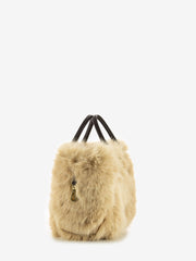 MY-BEST BAG - Borsa Atena Fur Reversibile chocolate