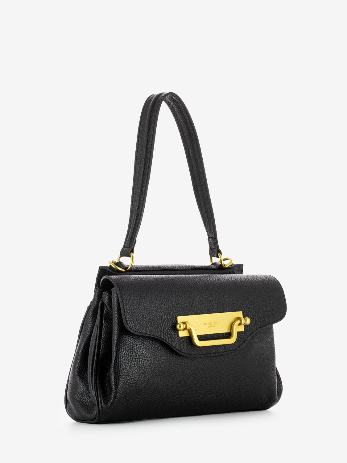 BLACK SHOULDER BAG 1064_NERO