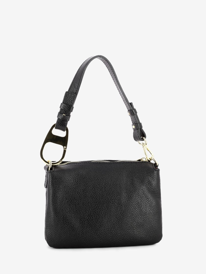 BLACK SHOULDER BAG 1020_NERO