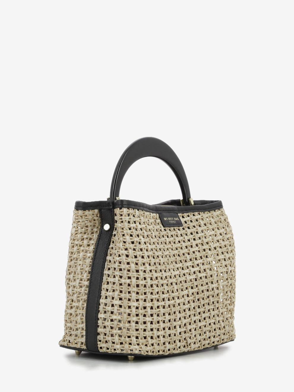 Borsa in raffia Ingrid Tabru natural