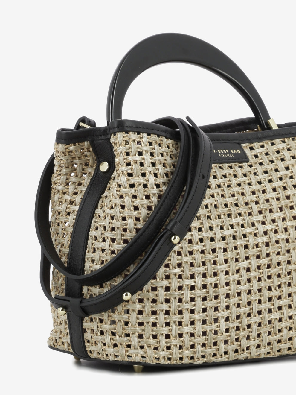 Borsa in raffia Ingrid Tabru natural