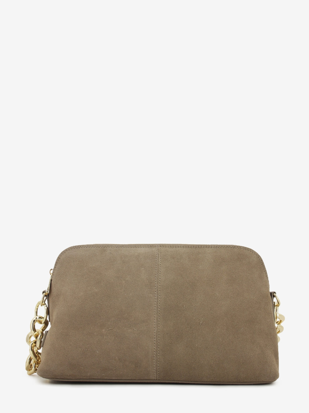 Borsa in suede Michelle taupe