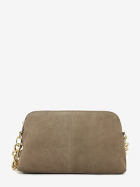 Borsa in suede Michelle taupe