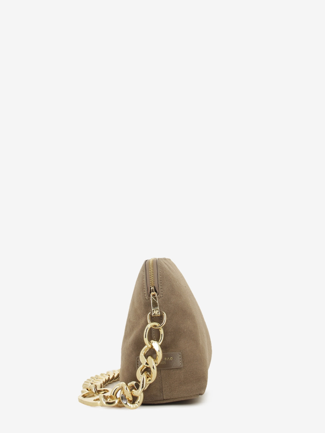 Borsa in suede Michelle taupe