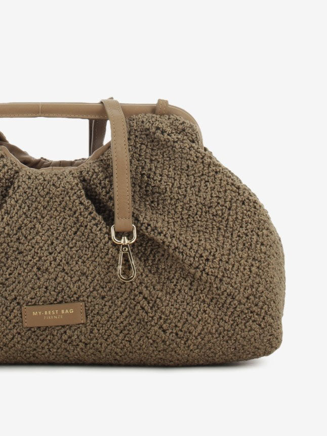 Borsa Janine cozy big taupe