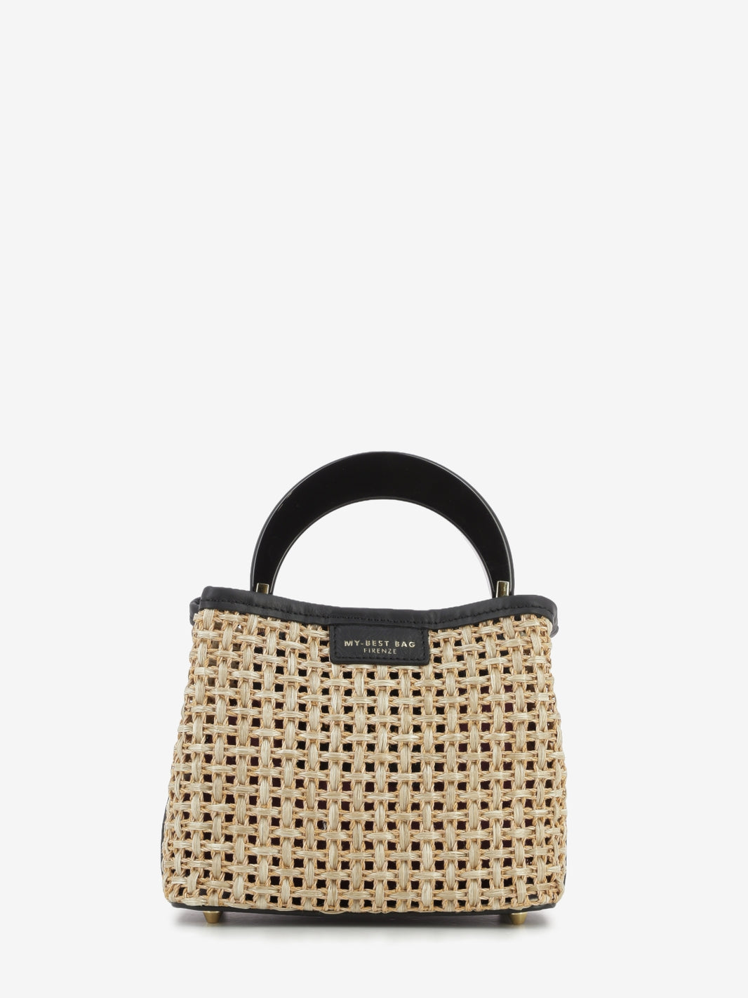 Borsa piccola in raffia natural