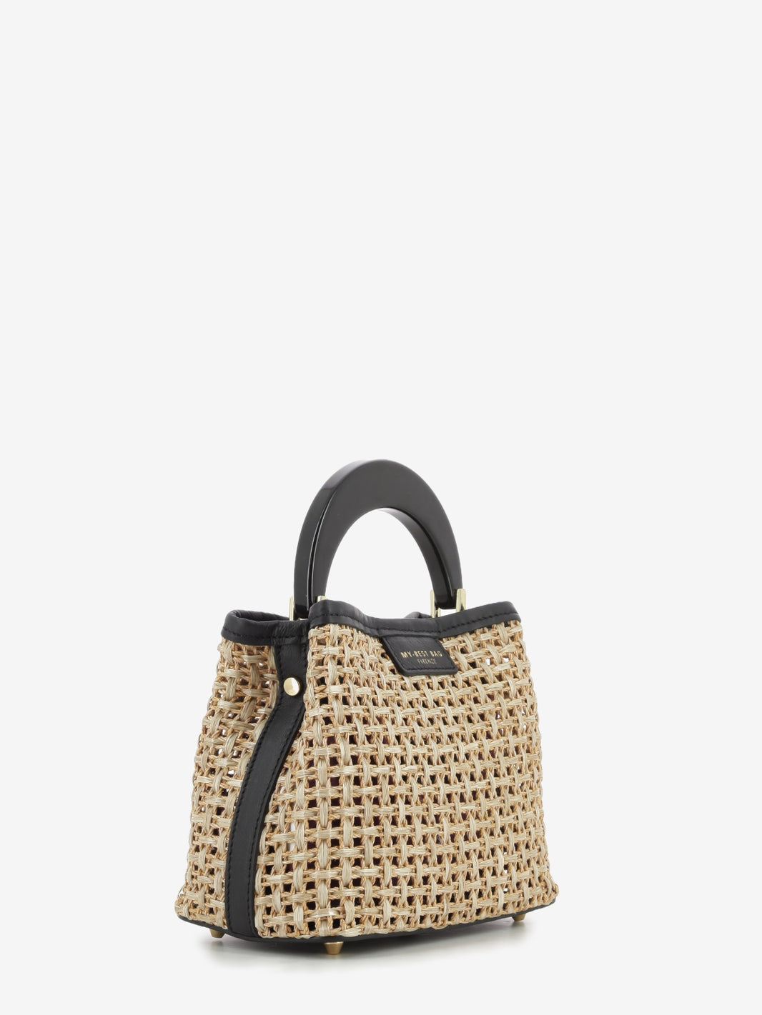 Borsa piccola in raffia natural