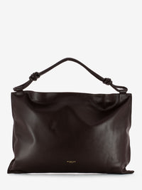 Yoko Shopper Bag in Chocolate Leather