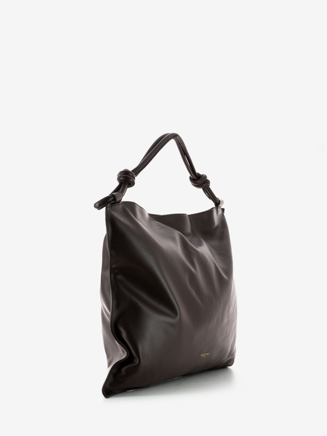 Yoko Shopper Bag in Chocolate Leather