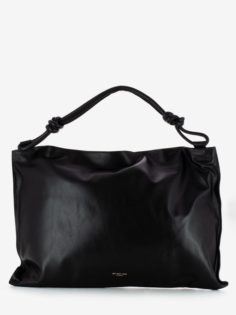 MY-BEST BAG - Borsa shopper Yoko in pelle nera