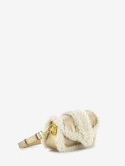 MY-BEST BAG - Borsa teddy in pelle gold