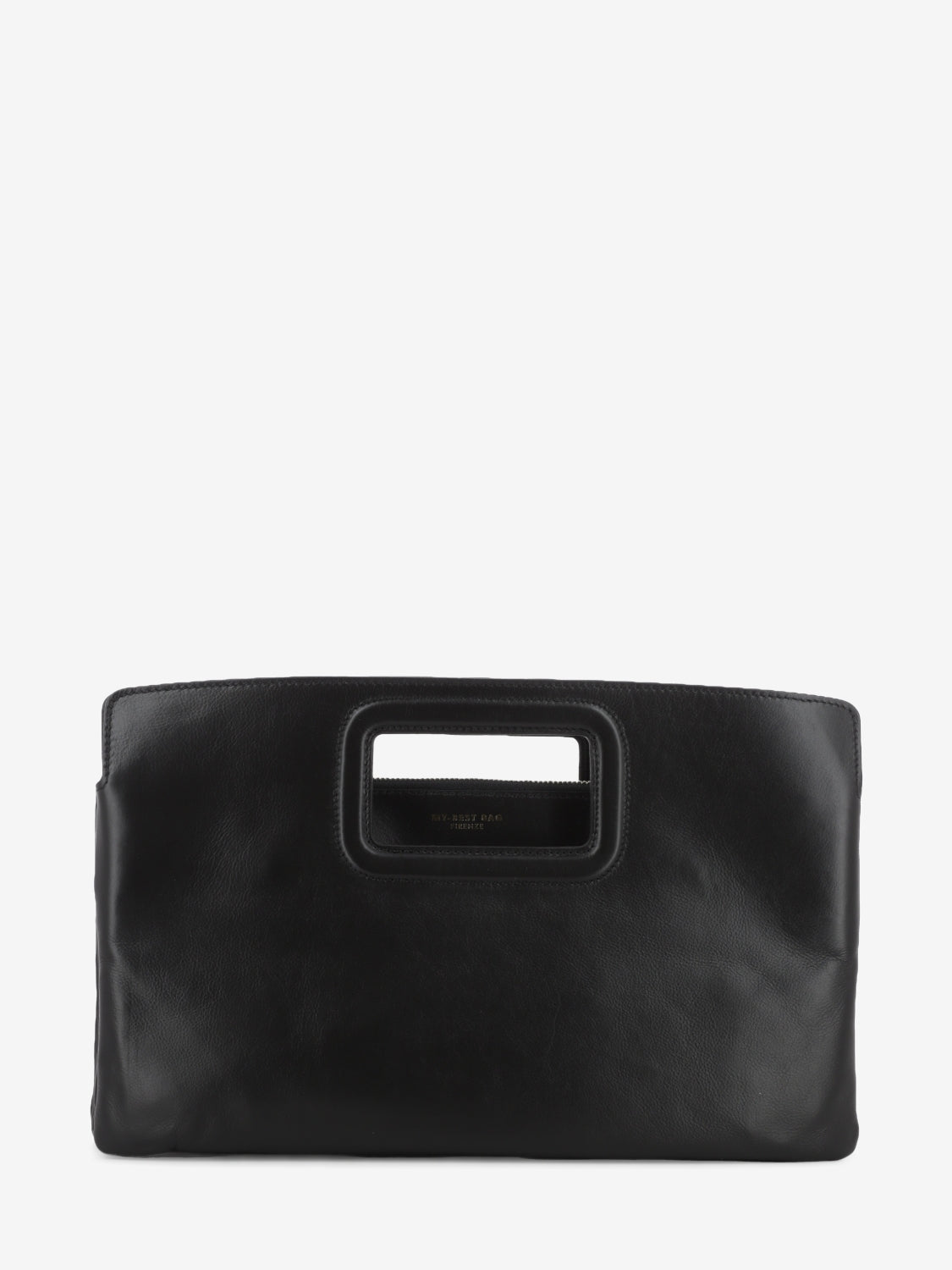 Borsa Viktoria in pelle large nera