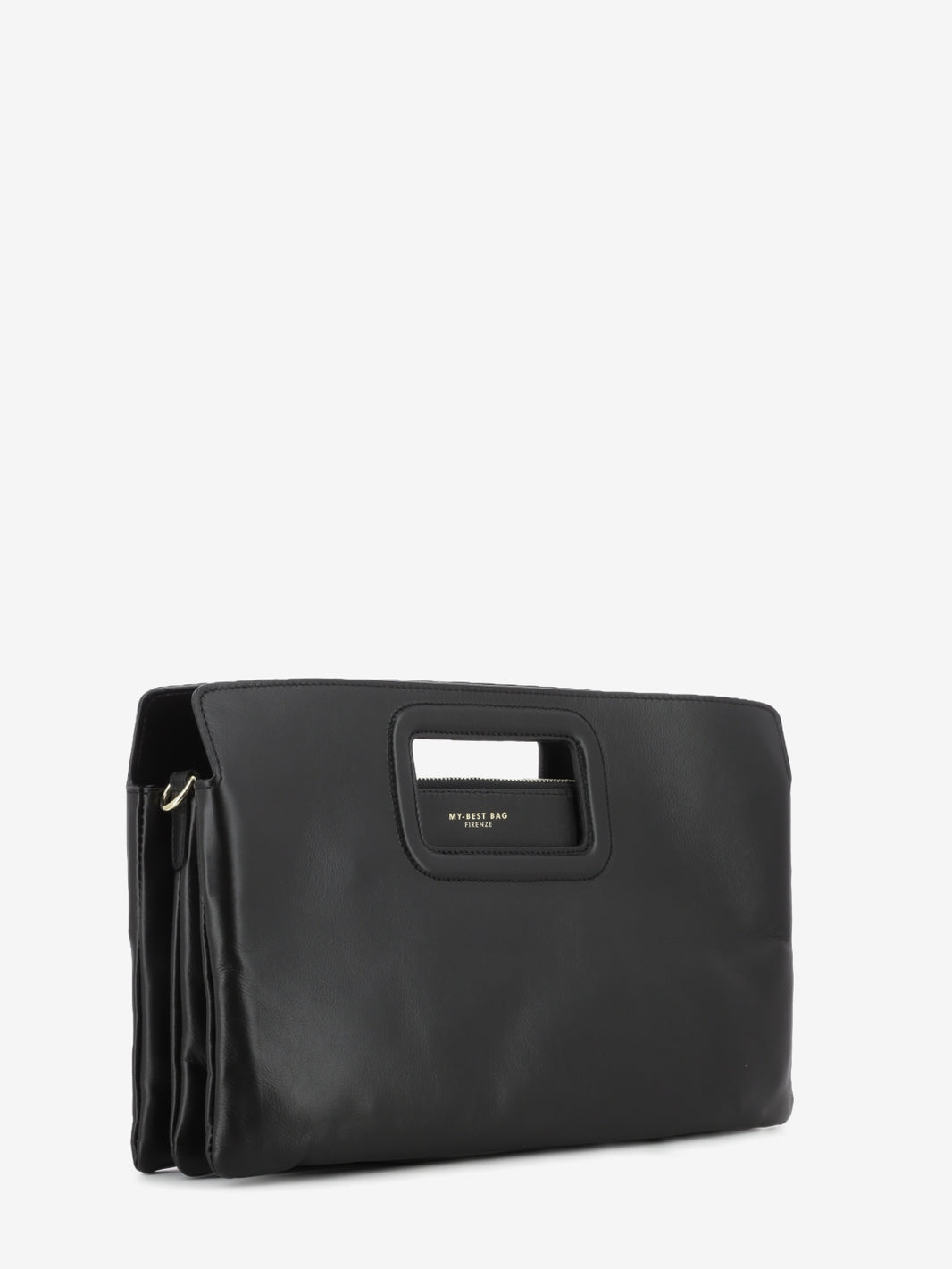 Borsa Viktoria in pelle large nera