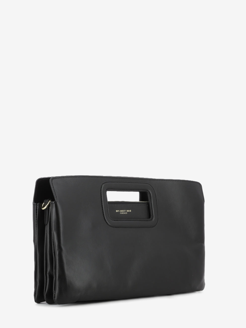 Borsa Viktoria in pelle large nera