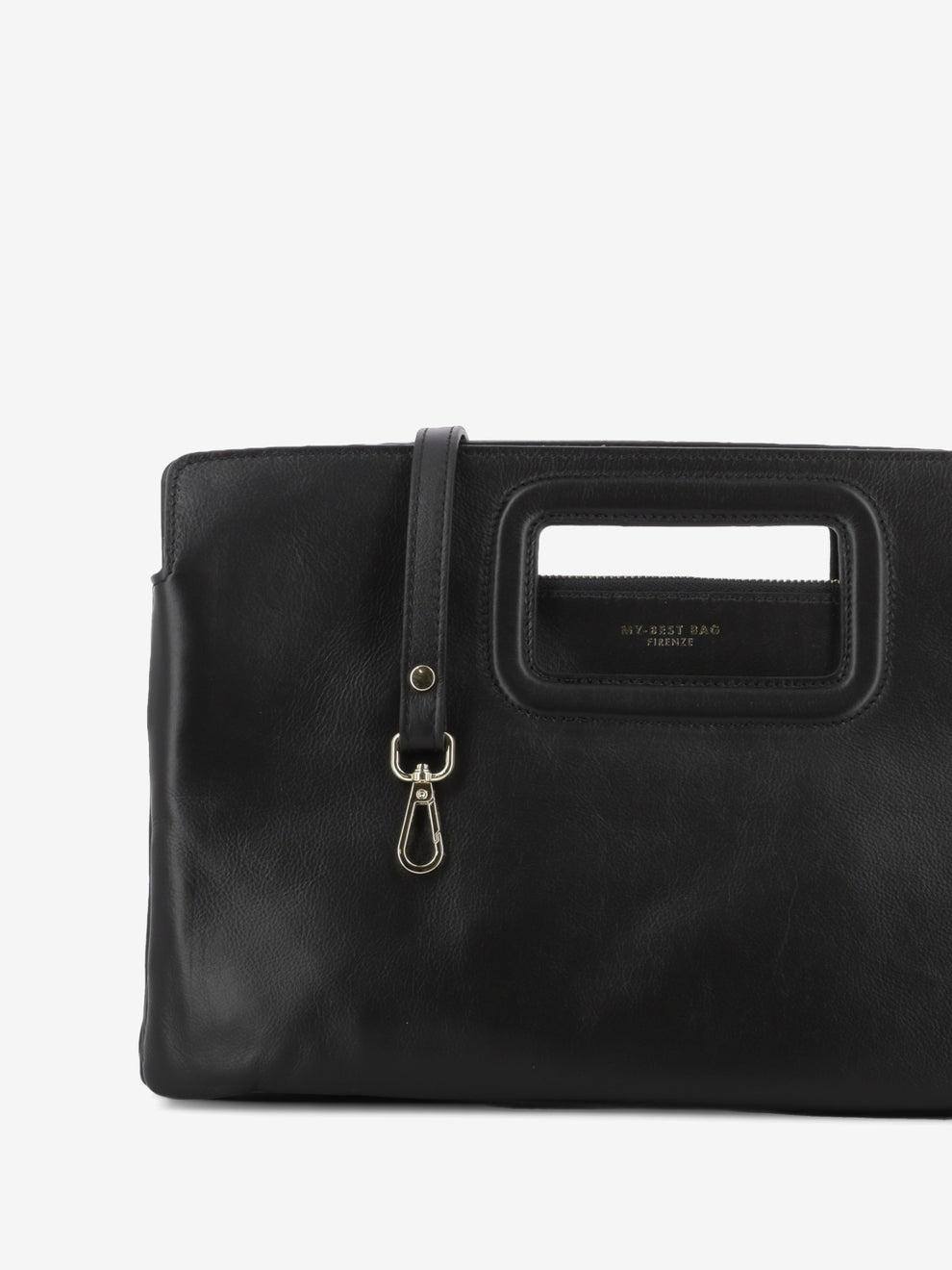 Borsa Viktoria in pelle large nera