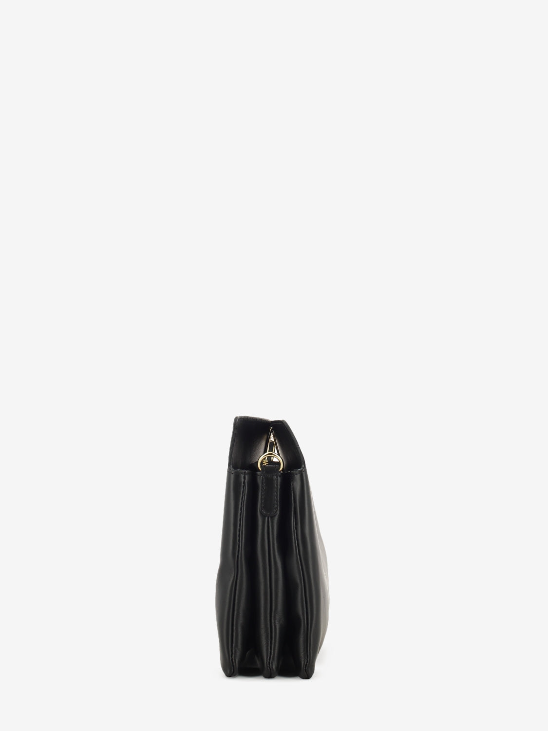 Maxi clutch in pelle Scilla nera