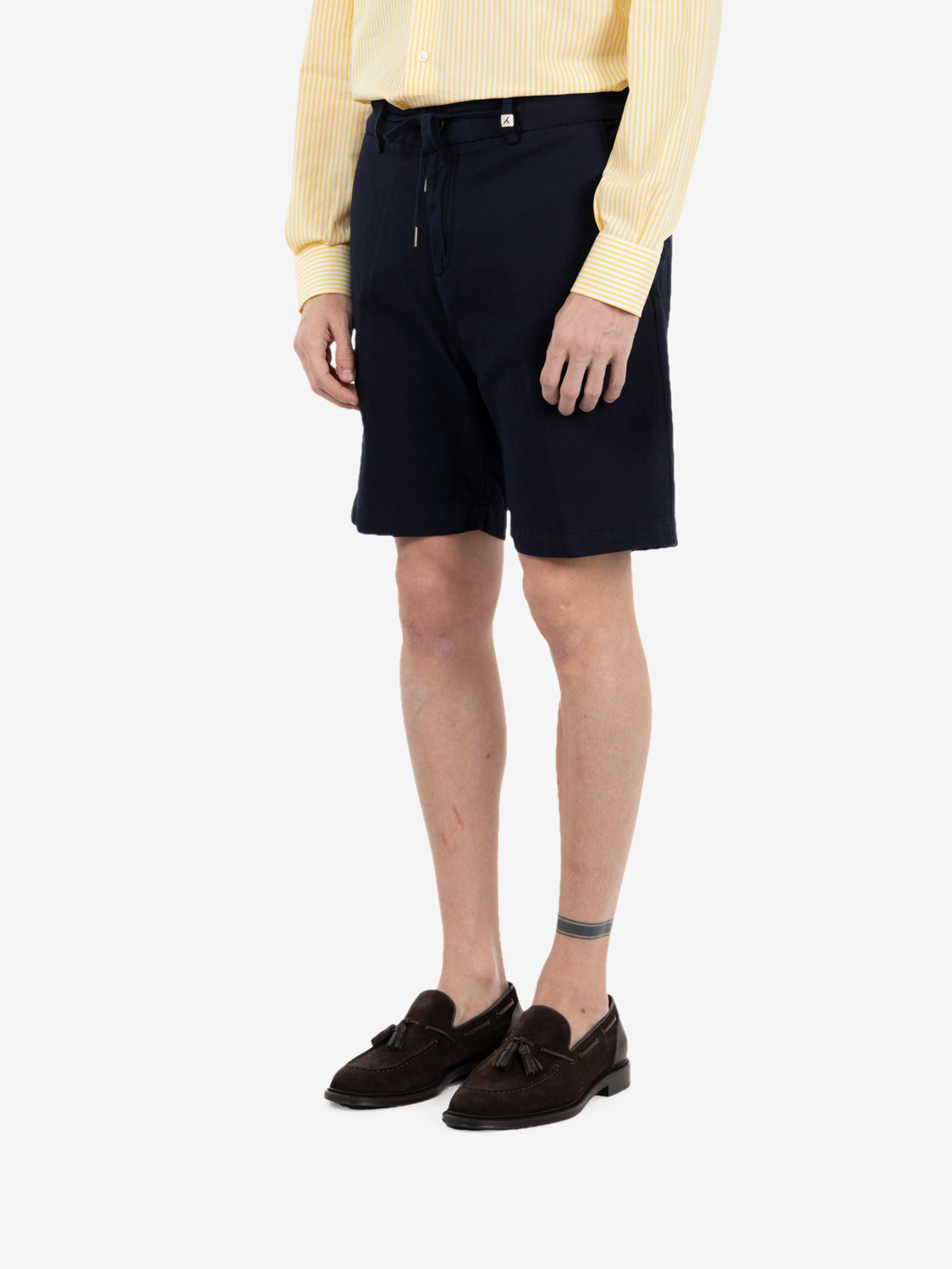 Bermuda Apollo in ice cotton blu navy
