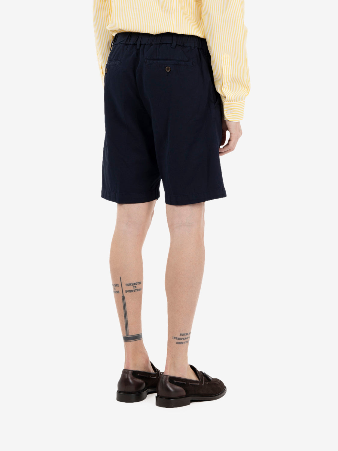Bermuda Apollo in ice cotton blu navy