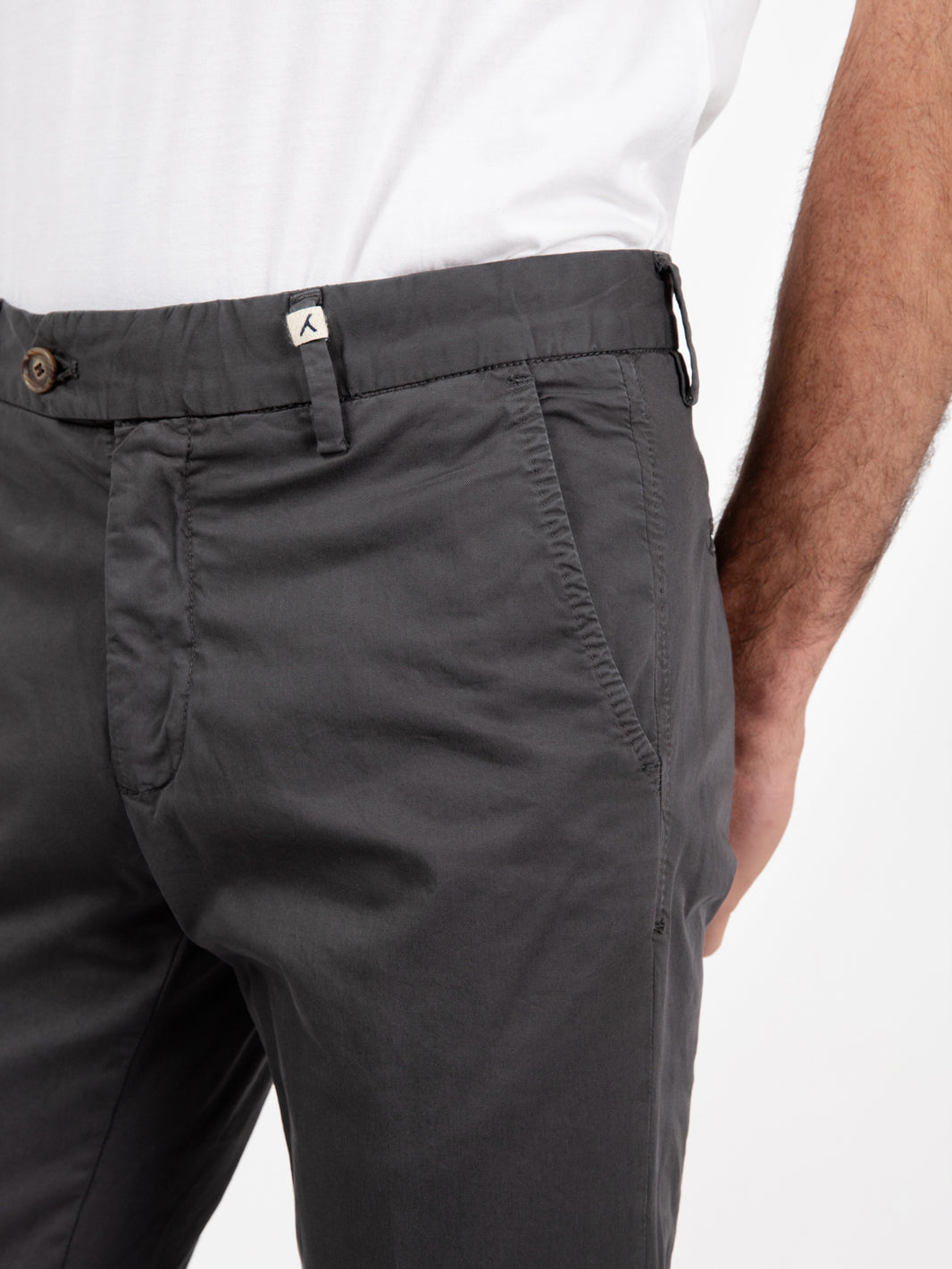 Pantalone Giove gabardine antracite