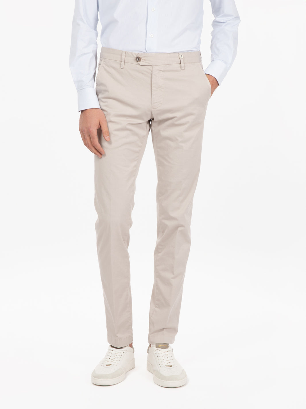 Pantalone Giove gabardine sabbia