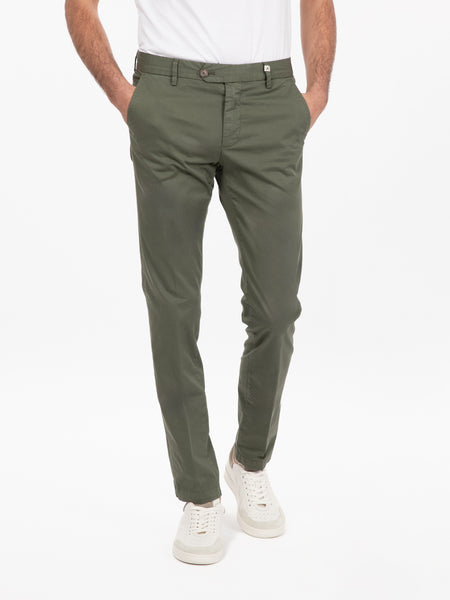 Pantalone Giove gabardine verde
