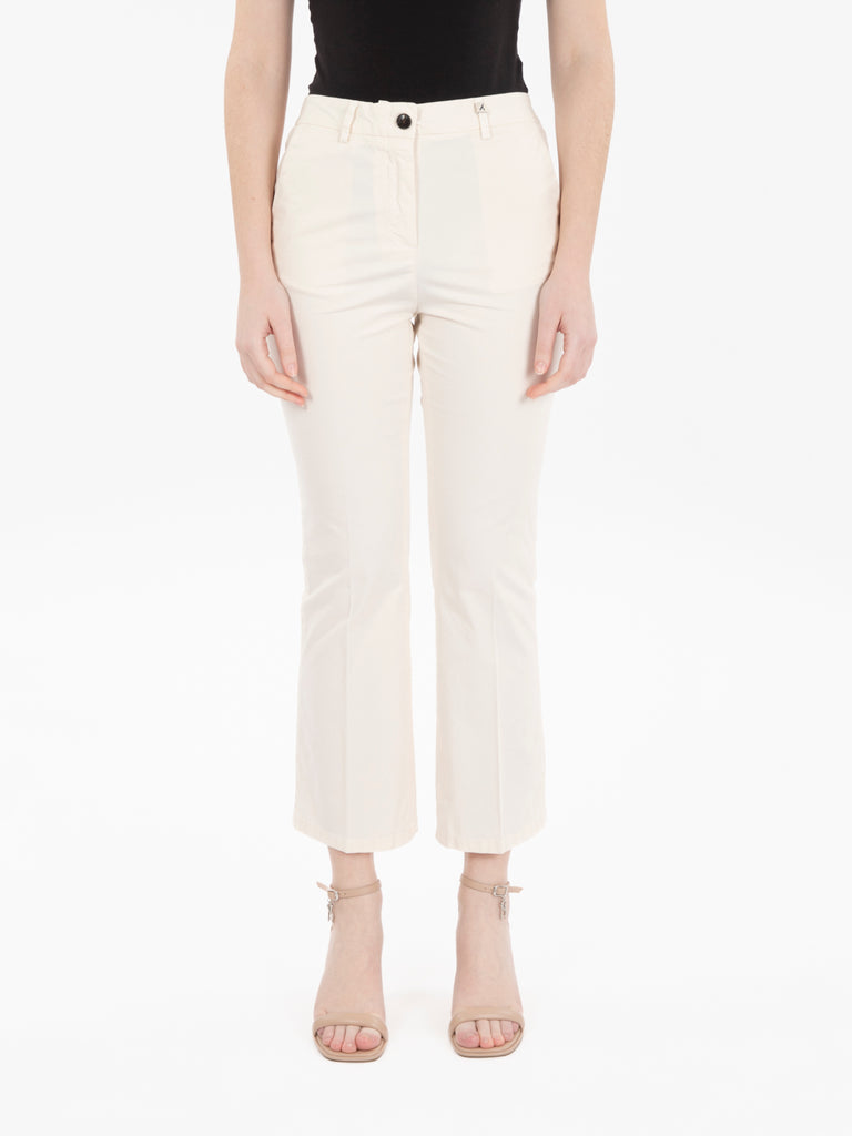 MYTHS - Pantalone washed supima off white