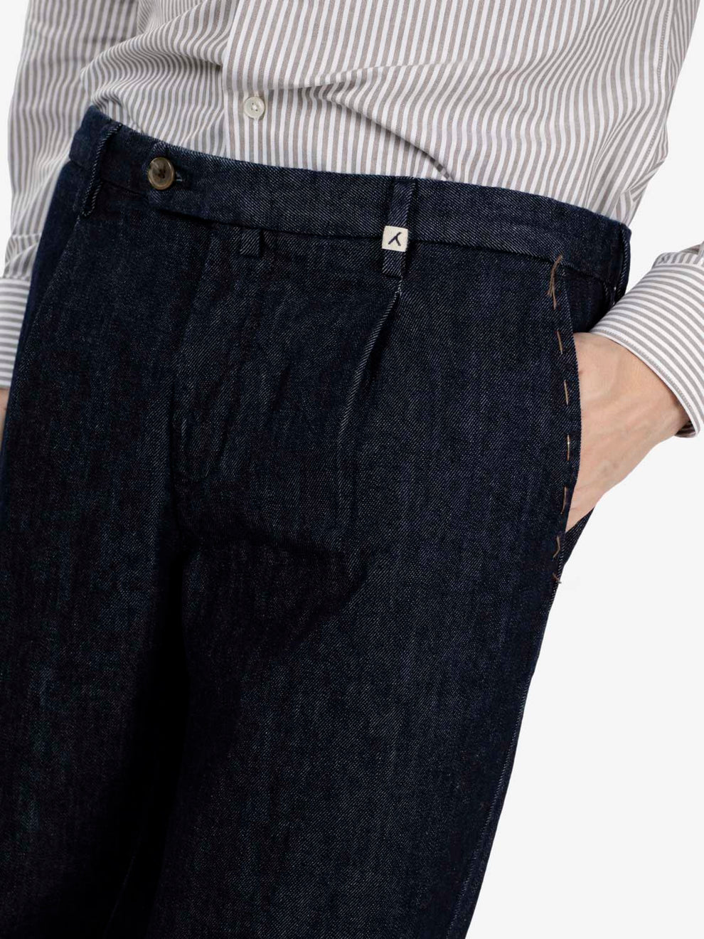 Navy blue Zeus trousers
