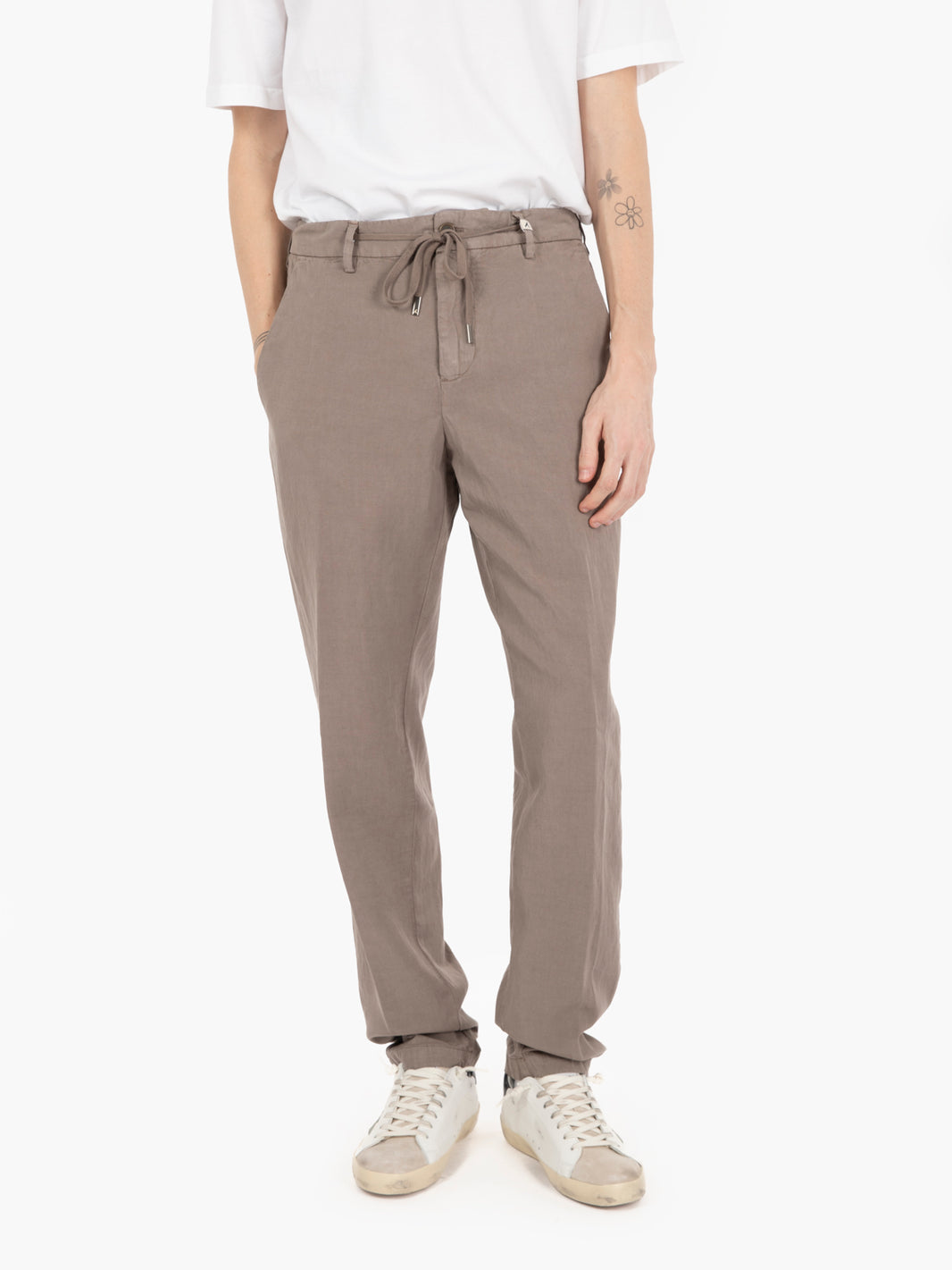 Pantaloni Apollo con coulisse moro