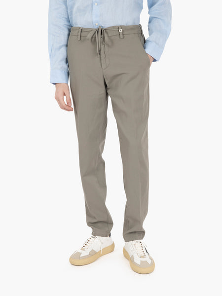 Pantaloni Apollo con coulisse verde militare