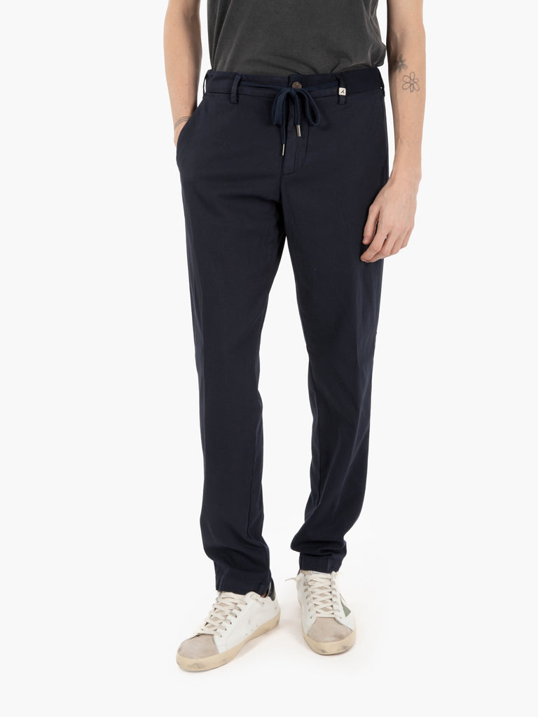 MYTHS - Pantaloni Apollo Ice Cotton navy