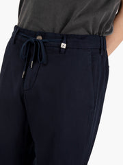 MYTHS - Pantaloni Apollo Ice Cotton navy