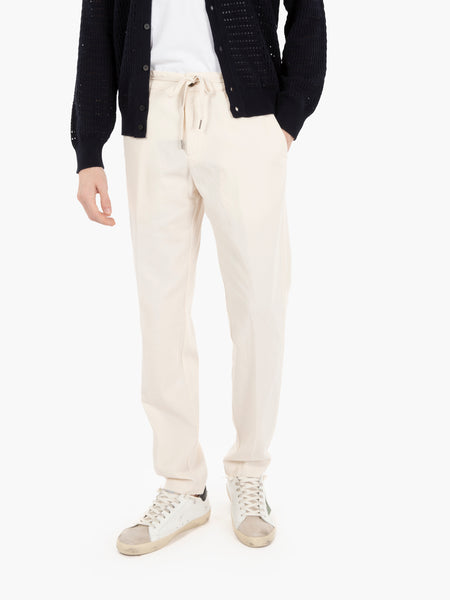 Pantaloni Apollo Ice Cotton panna