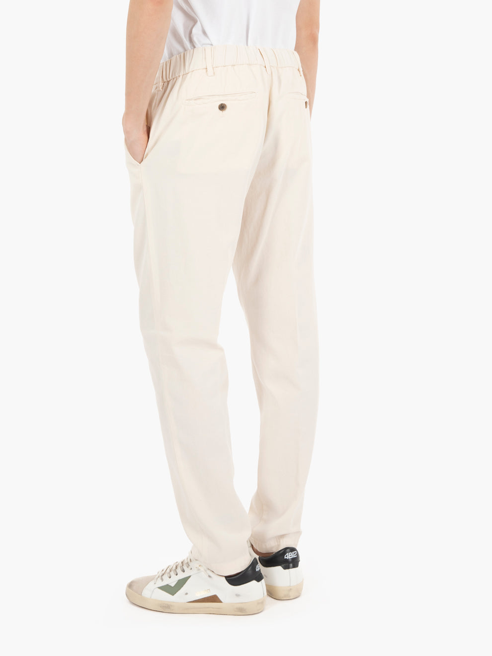 Pantaloni Apollo Ice Cotton panna