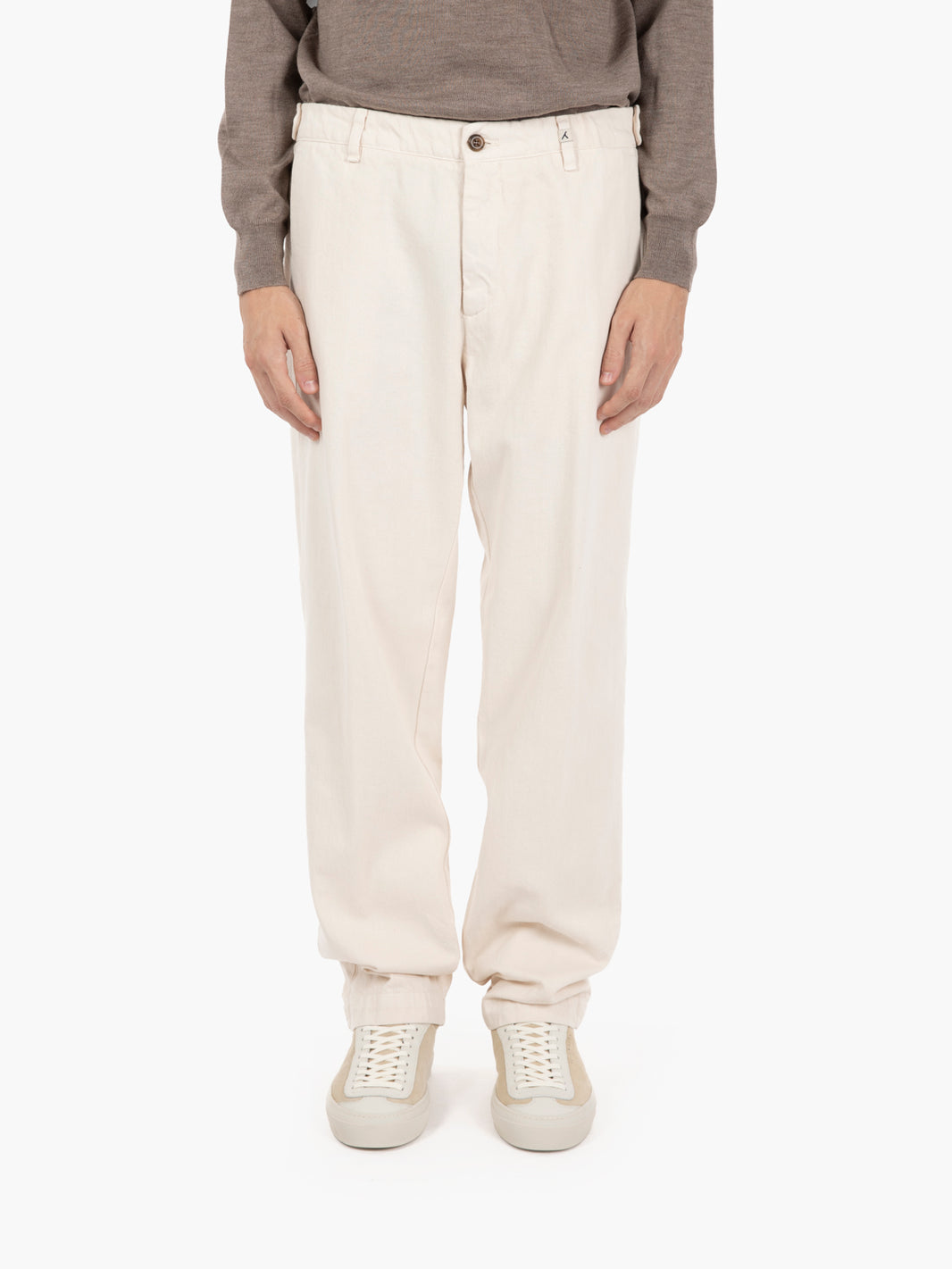 Pantaloni Ares off white