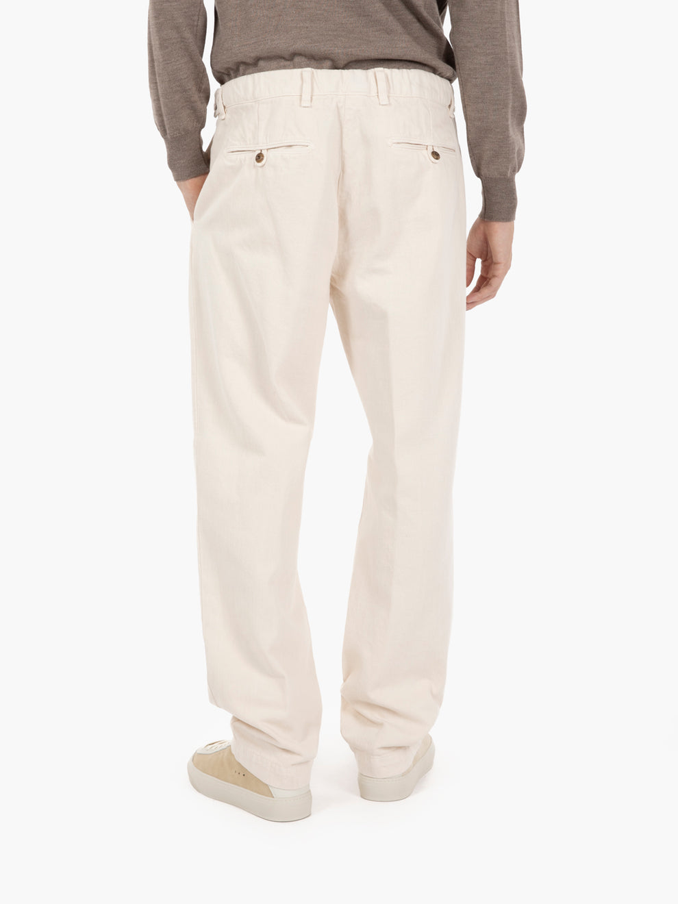 Pantaloni Ares off white