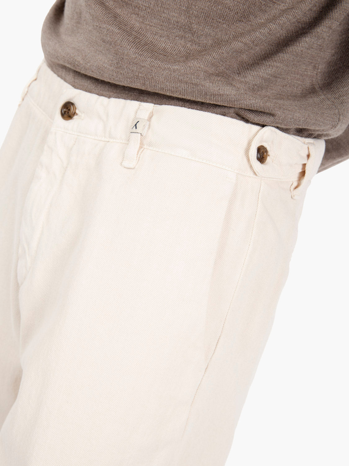 Pantaloni Ares off white